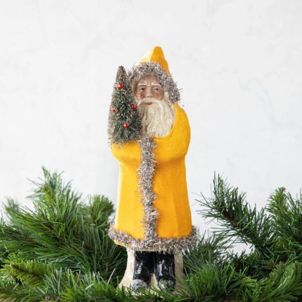 Santa Velvet Belsnickel - Yellow New